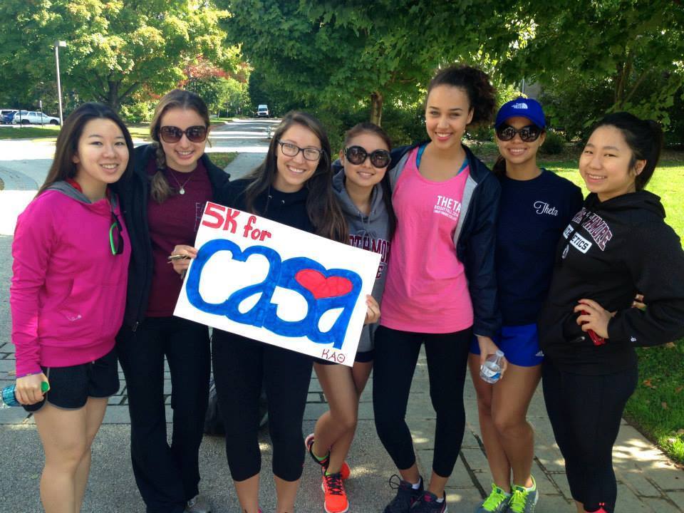 Thank Kappa Alpha Theta for their service