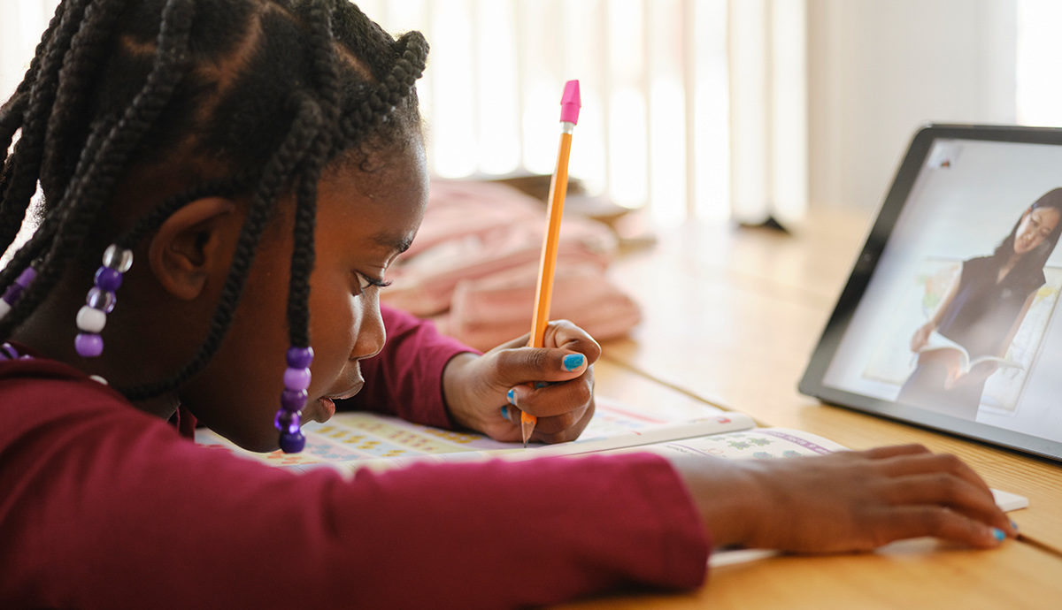 CASA/GAL volunteers connecting with children during the new school year